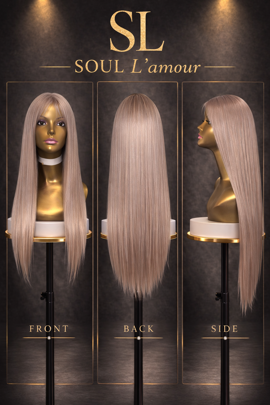 Soul L' amour - Luxury light pink wig