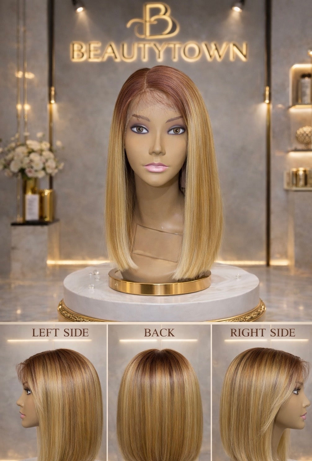 Luxury lace front bob