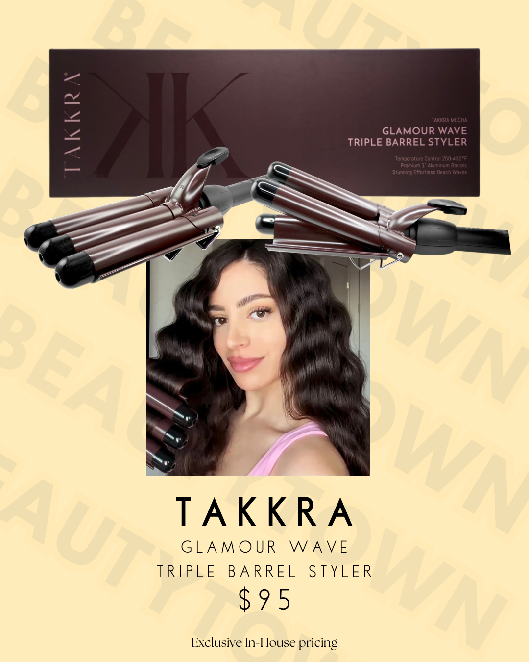 TAKKRA - Wave Styler Triple Barrel