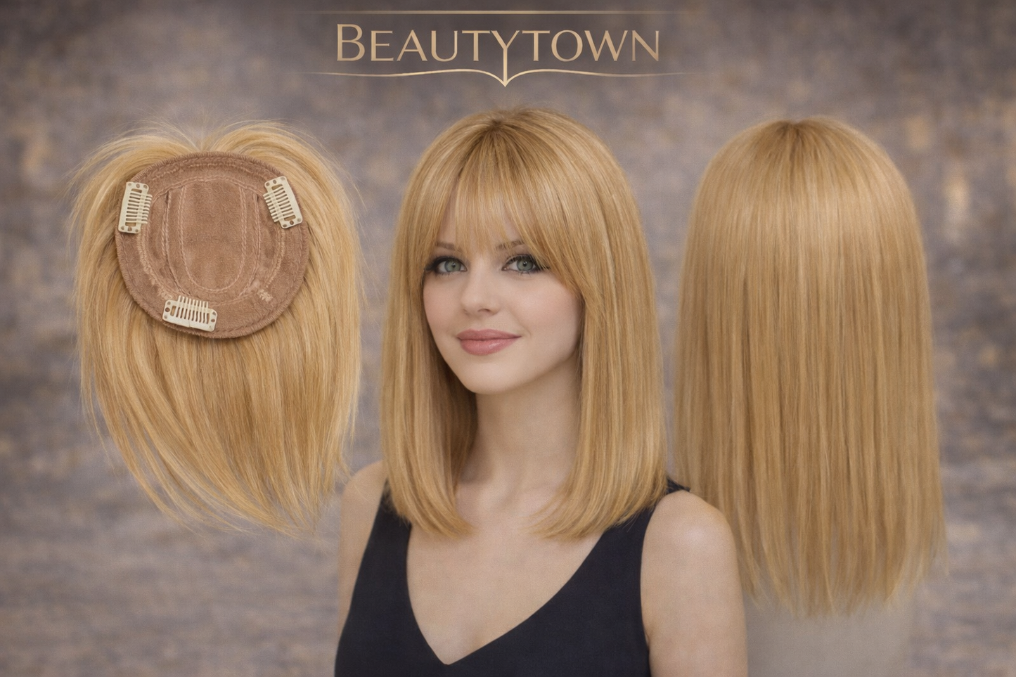 Premium hair topper/ Blond