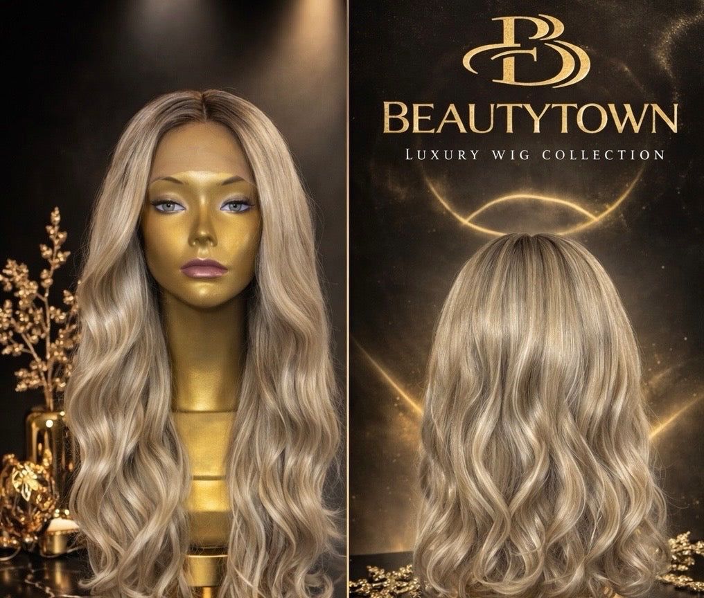 Platinum blonde wig
