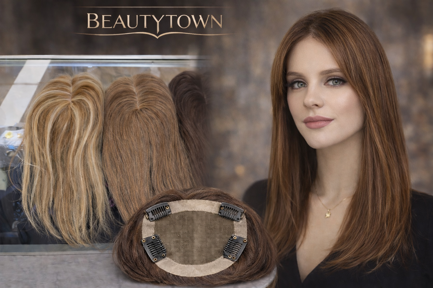 Premium lace human hair topper