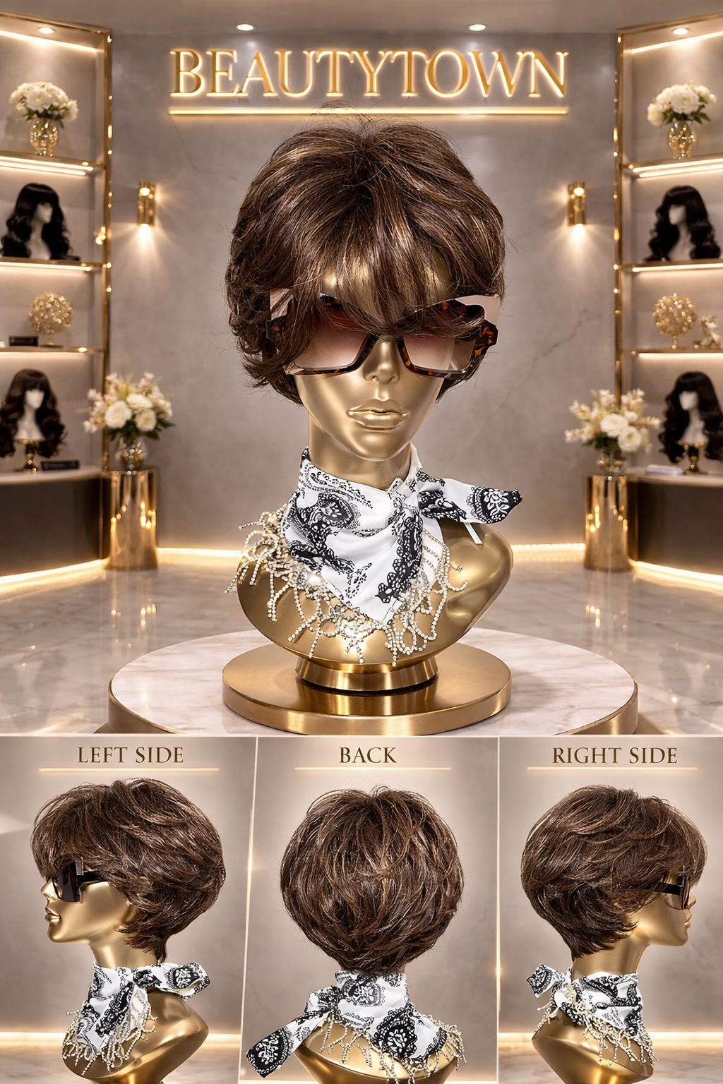 Luxury Layered Pixie Wig