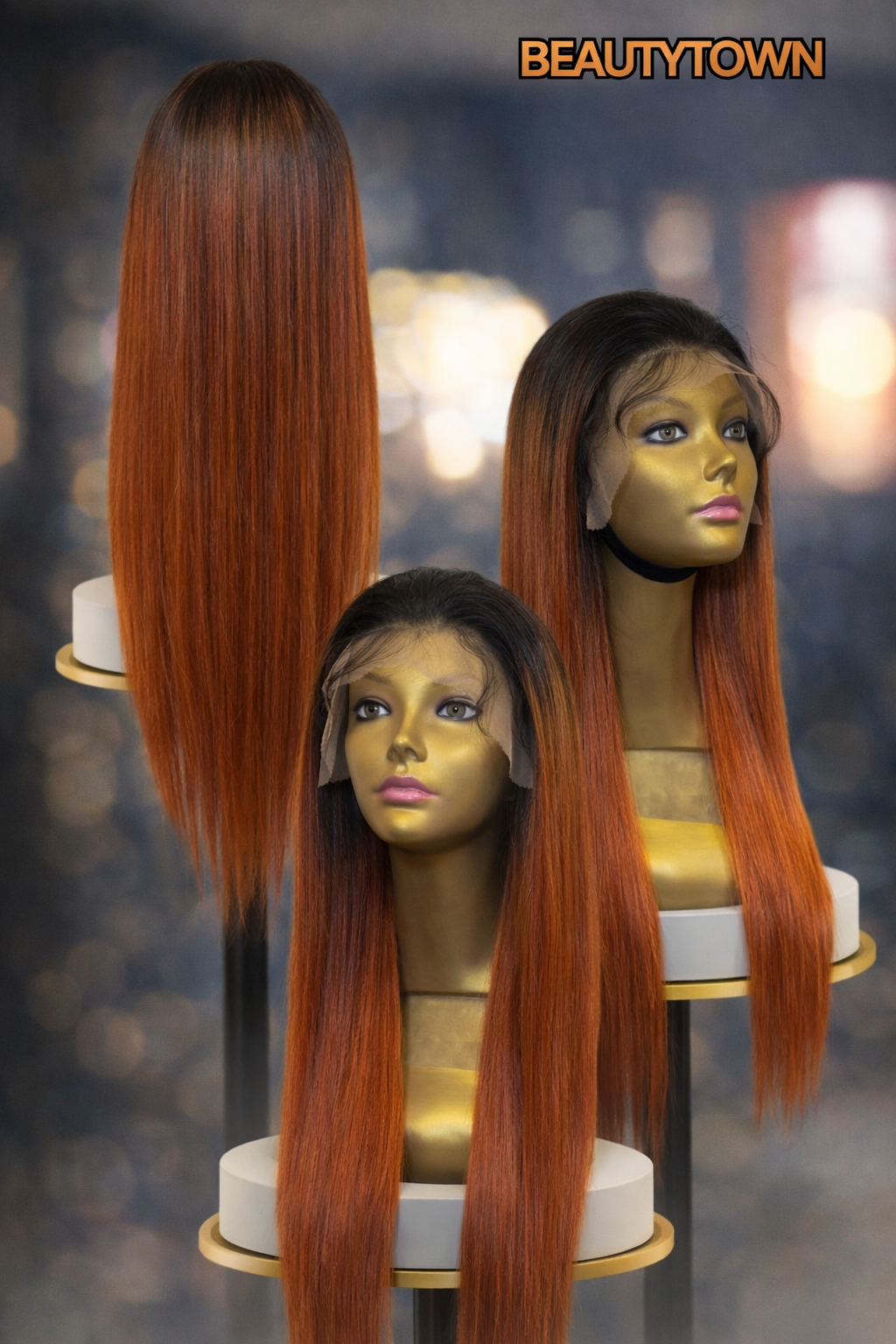 Luxury Straight Ombre Wig