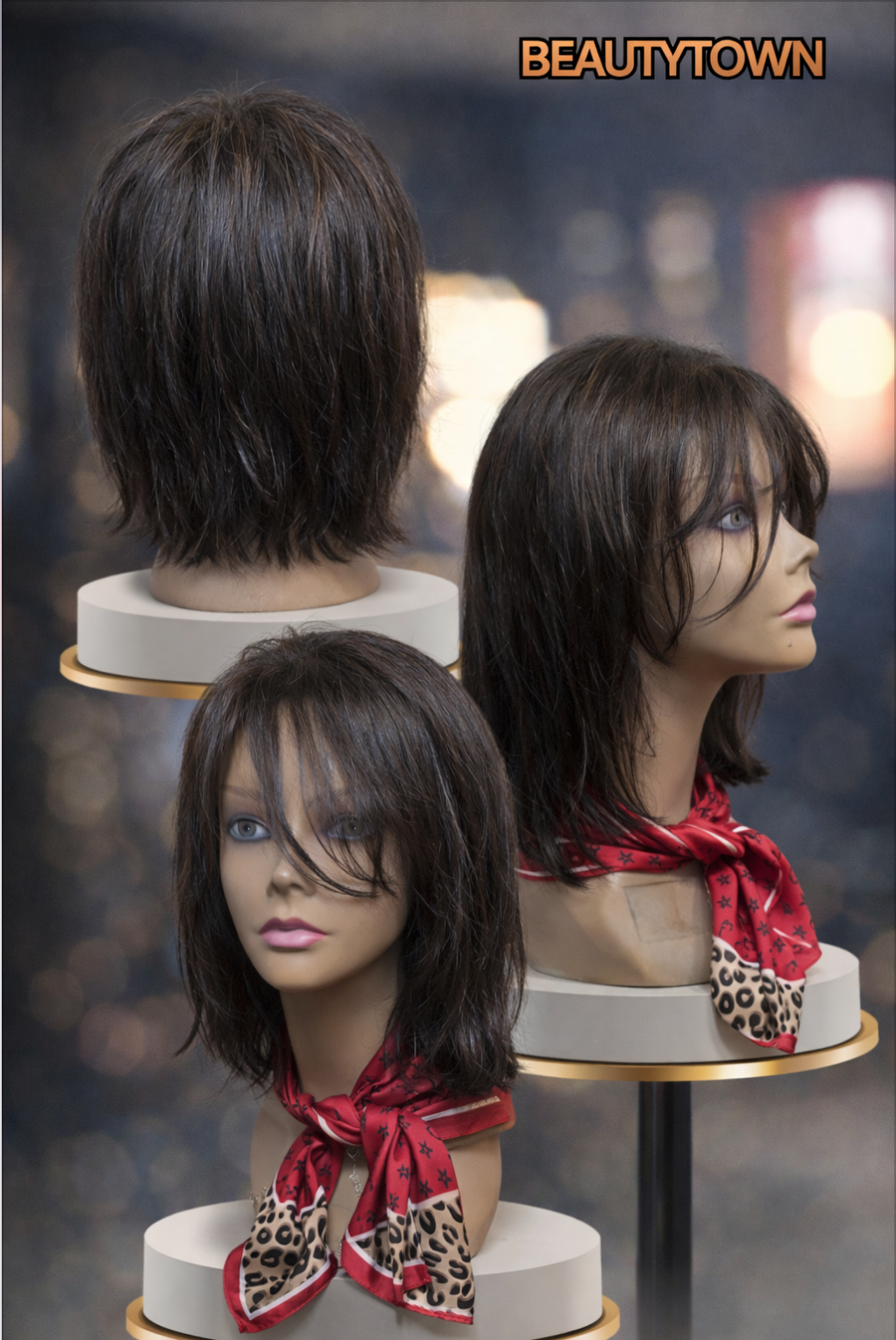 Layered Chocolate Brown Bob
