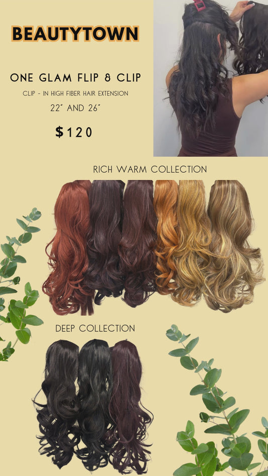 One Glam Flip & Clip 26'