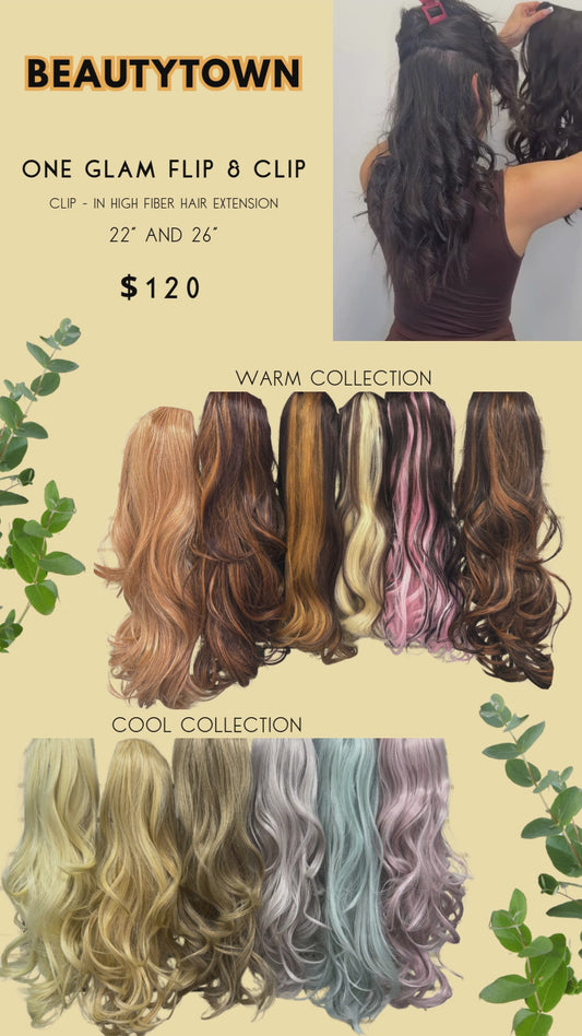 One Glam Flip & Clip 26'